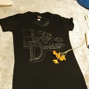 Semi sheer harley Davidson tee